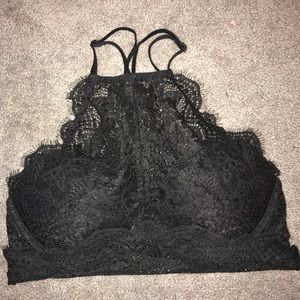 black lace bra